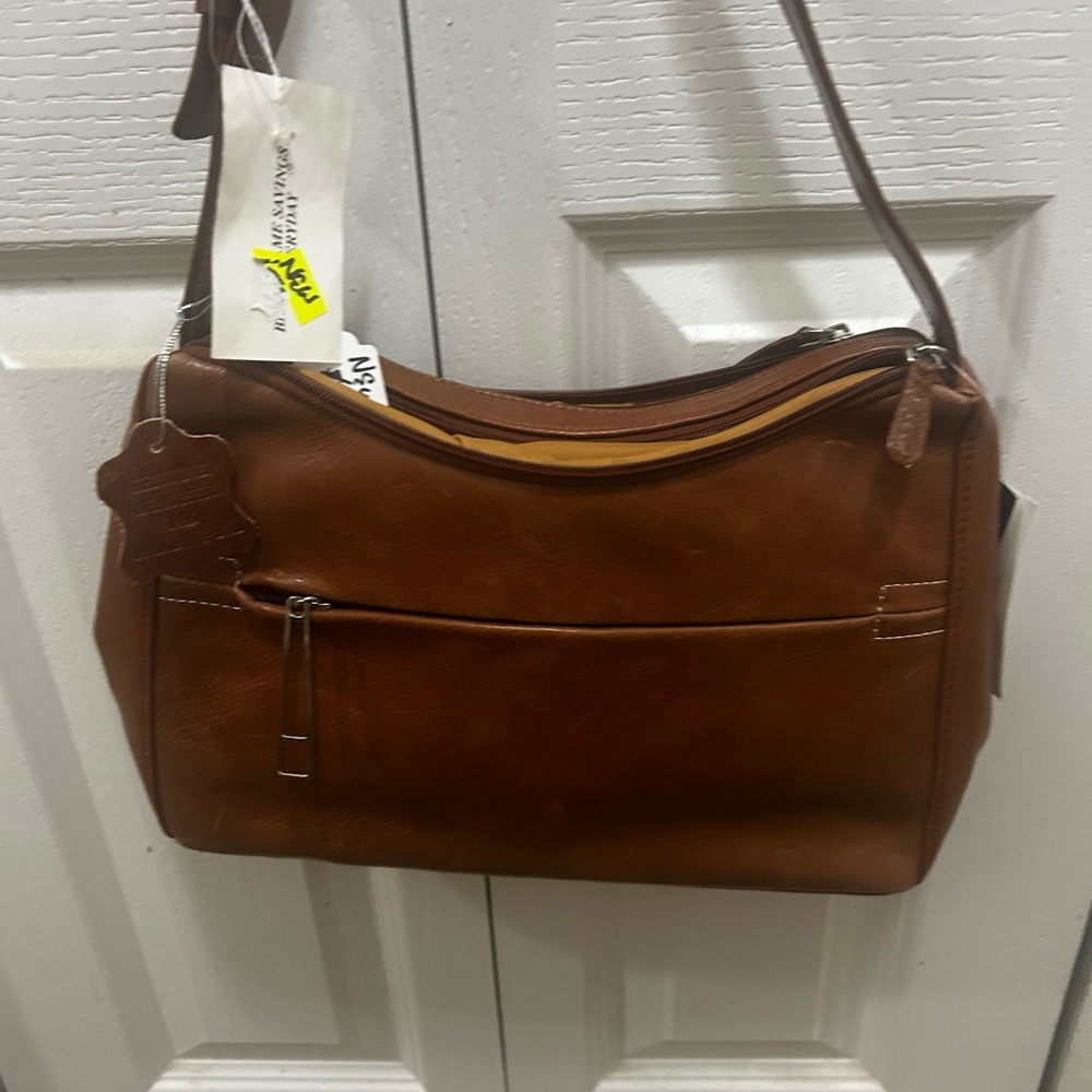 Aurielle Brown Shoulder Bag